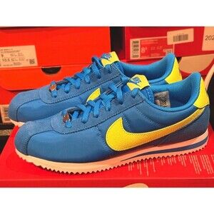 Authentic Nike Cortez BG IB7748-406 Photo Blue Lemon 5.5Y Womens 7 (100)
